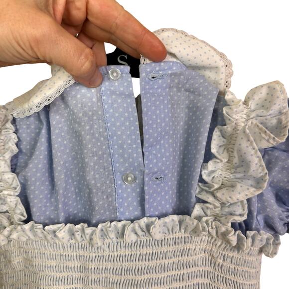 Vintage Nanas Pet Prairie Peasant Floral Dress Girls from Jc pennys - Picture 7 of 10